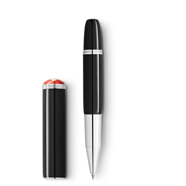  Montblanc - Roller Montblanc Heritage Rouge Et Noir “baby” Edizione Speciale Nera - Nero - Pregiata Lacca - Mb127852 - Roller 