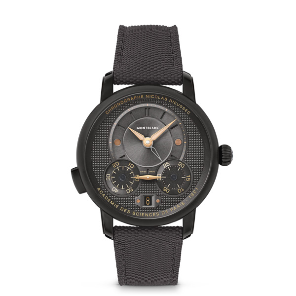  Montblanc - Montblanc Star Legacy Nicolas Rieussec Chronograph 43 Mm Edizione Limitata - 500 Esemplari - Nero - Mb130985 - Orologio 