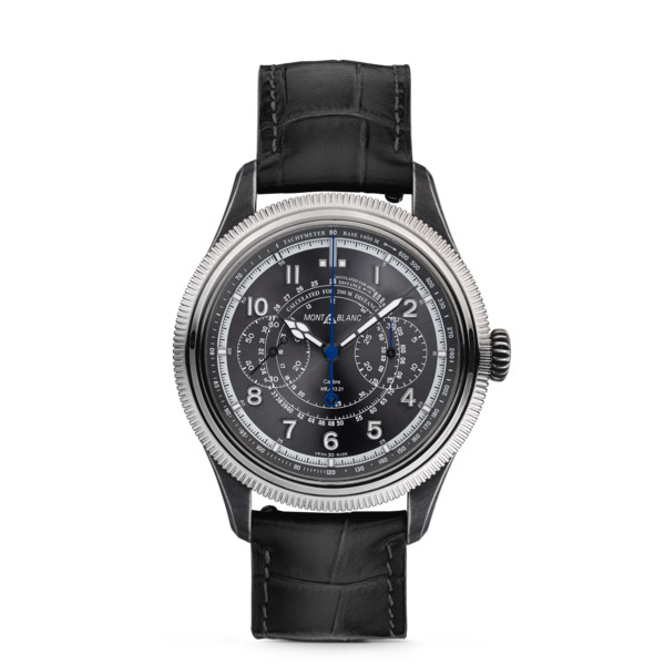  Montblanc - Montblanc 1858 The Unveiled Timekeeper Minerva Edizione Limitata - 100 Esemplari - Grigio - Acciaio, Oro Grigio - Mb133246 - Orologio 