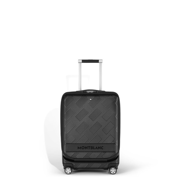  Montblanc - Valigia Da Cabina #my4810 Con Tasca Frontale - Nero - Policarbonato - Mb199457 - Bagagli A Mano 
