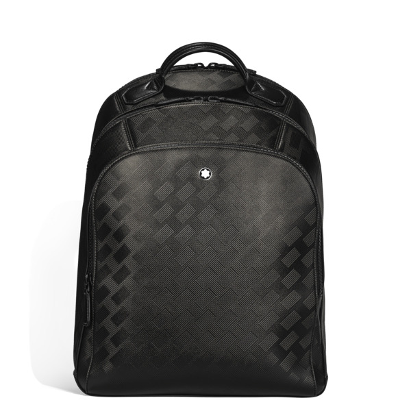  Montblanc - Zaino Modello Medio Con 3 Compartimenti In Pelle Extreme - Nero - Pellame - Mb199847 - Zaini 