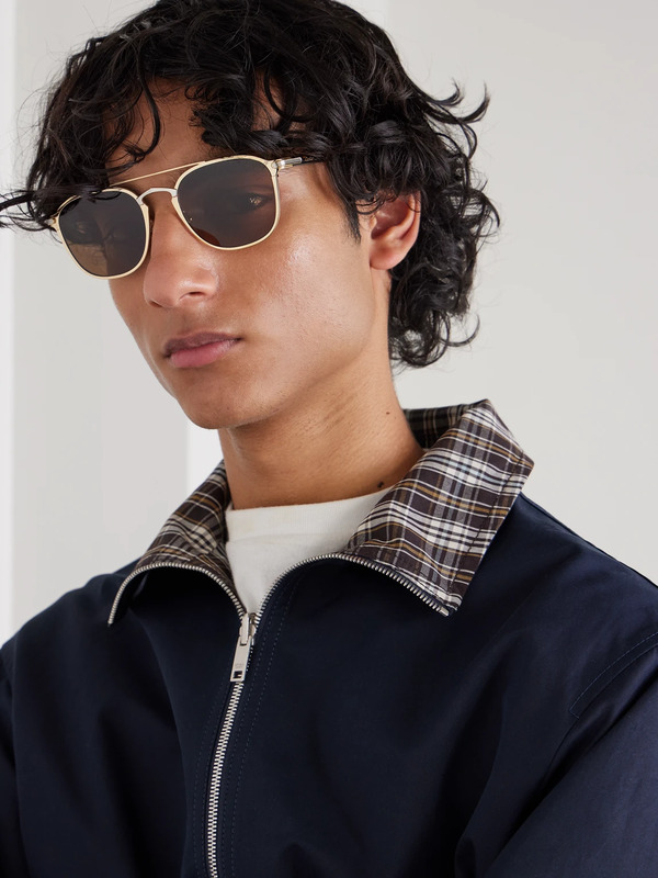  Cartier Eyewear - Aviator-style Gold- And Palladium-tone And Tortoiseshell Acetate Sunglasses - Men - Gold 