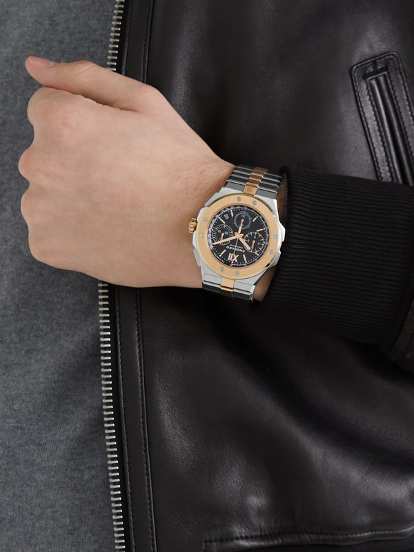  Chopard - Alpine Eagle Xl Chrono Automatic 44mm Lucent Steel And 18-karat Rose Gold Watch, Ref. No. 298609-6001 - Men - Black 