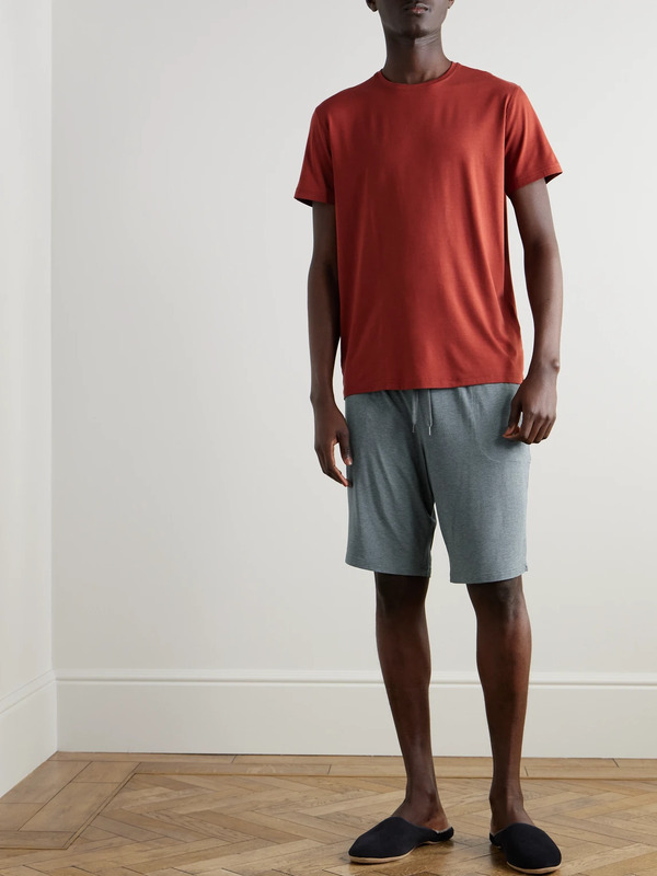 Derek Rose - Basel Stretch-micro Modal Jersey Pyjama Shorts - Men - Gray - S 