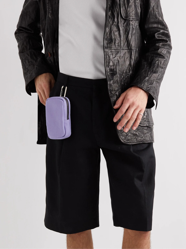  Eéra - Luna Cotton-canvas Pouch - Men - Purple 
