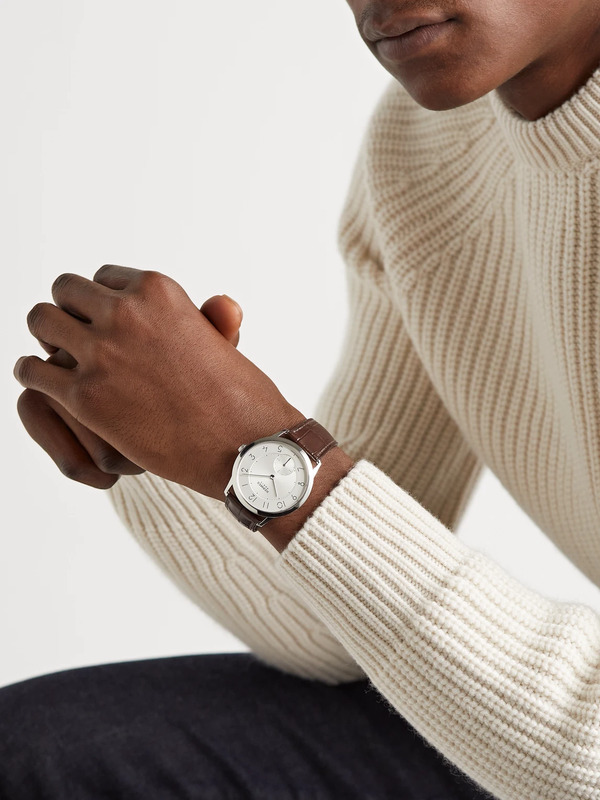  Hermès Timepieces - Slim Acier Automatic 39.5mm Stainless Steel And Alligator Watch, Ref. No. 041760ww00 - Men - White 