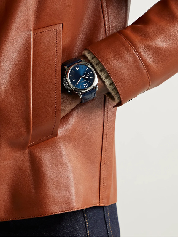  Panerai - Luminor Due Automatic 42mm Stainless Steel And Alligator Watch, Ref. No. Pam01274 - Men - Blue 