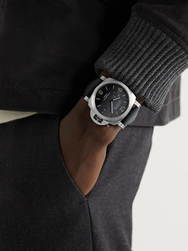  Panerai - Luminor Marina Automatic 44mm Esteel And Recycled Pet Watch, Ref. No. Pam01158 - Men - Black 