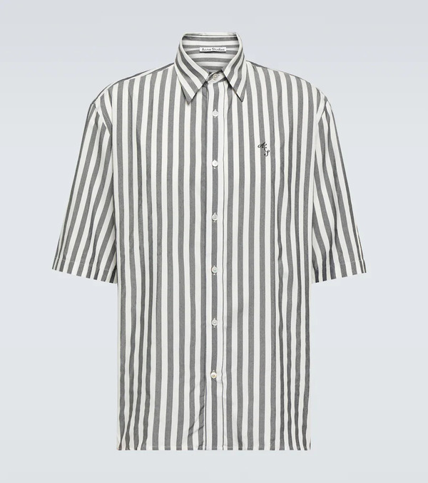  Acne Studios Acne Studios Camicia Oversize A Righe 