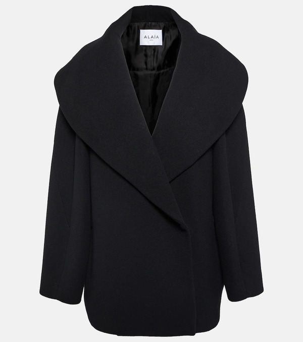  Alaia Alaïa Cappotto Cocoon In Lana Vergine 