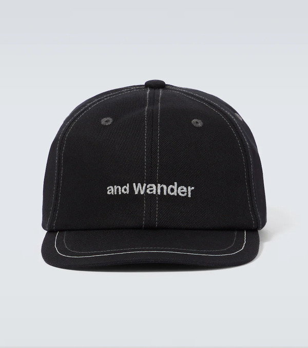  And Wander And Wander Cappello Da Baseball In Twill Con Logo 