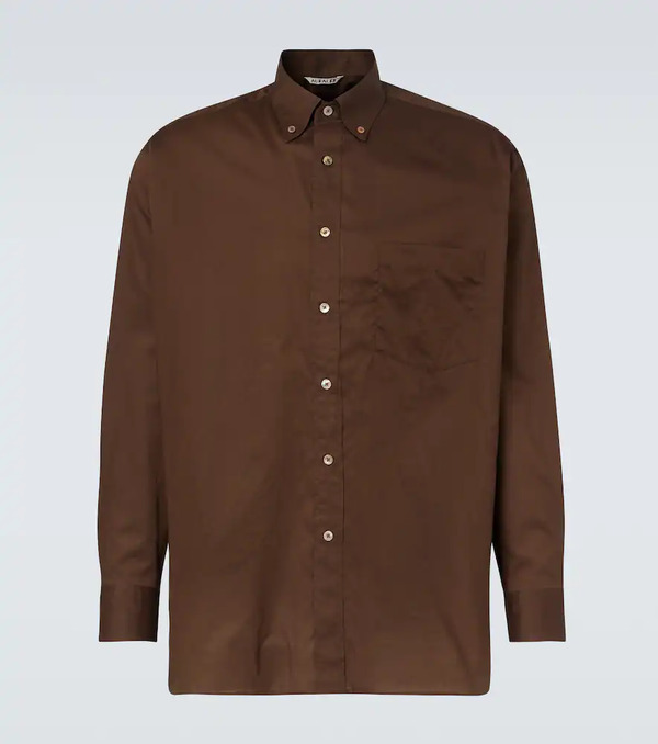  Auralee Auralee Camicia Oversize In Cotone 