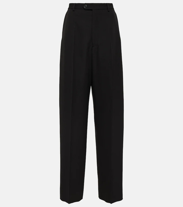  Balenciaga Balenciaga Pantaloni A Gamba Larga In Lana 