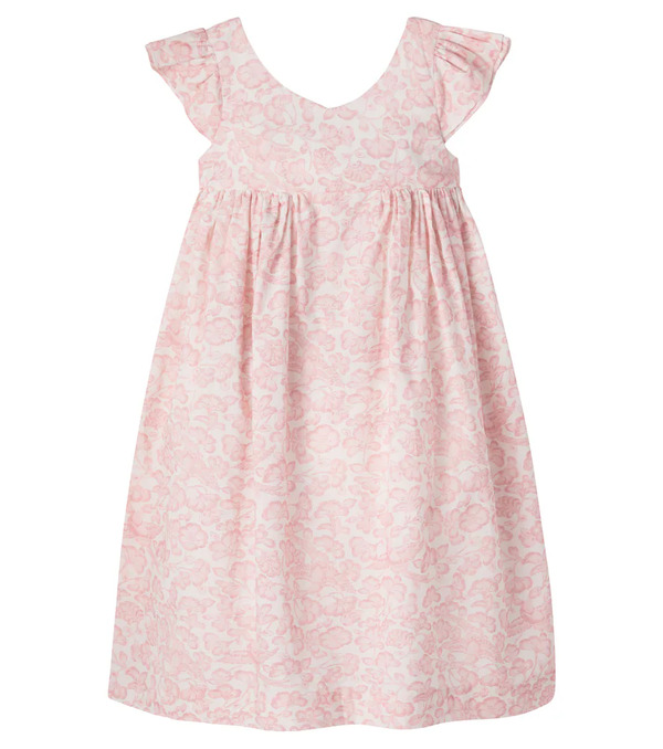 Bonpoint Bonpoint Abito Galantine In Cotone Con Stampa Floreale 