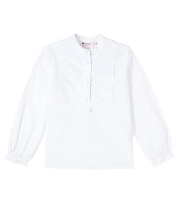  Bonpoint Bonpoint Blusa Ebora In Popeline Di Cotone 