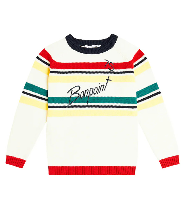  Bonpoint Bonpoint Pullover Florencio In Cotone Con Logo 
