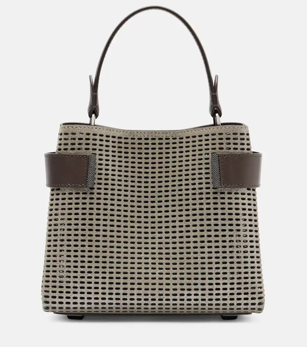  Brunello Cucinelli Brunello Cucinelli Borsa Essence Small In Pelle 