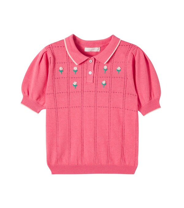 C'era Una Volta C'era Una Volta Polo Con Ricamo Floreale 