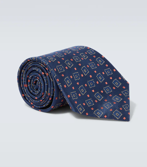  Charvet Charvet Cravatta In Jacquard Di Seta 