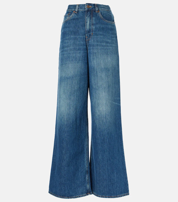  Chloe Chloé Jeans A Gamba Larga E Vita Alta 