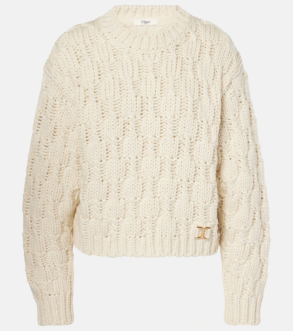  Chloe Chloé Pullover In Lana, Seta E Cashmere 