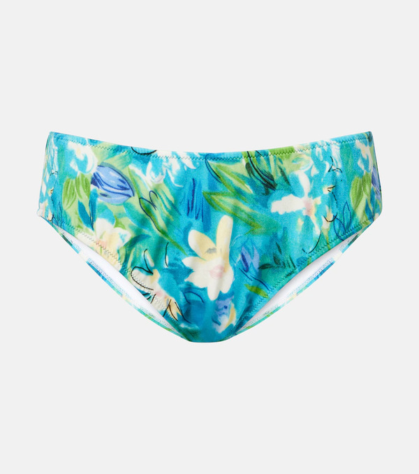  Chloe Chloé Slip Bikini A Fiori Con Fiocco 