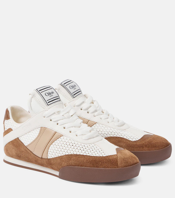  Chloe Chloé Sneakers Kick Con Suede E Pelle 