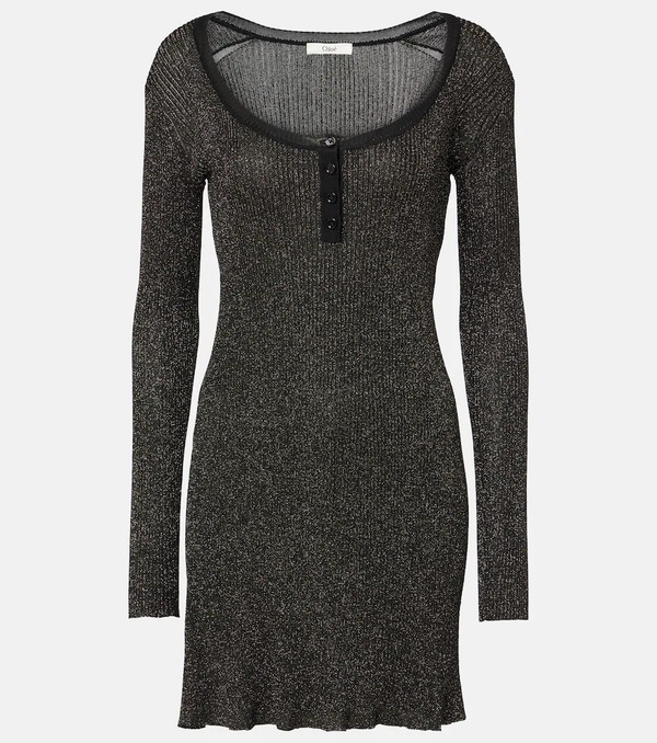  Chloe Chloé Top In Lamé 