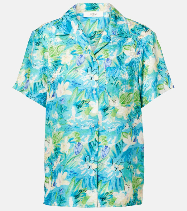  Chloe Chloé Top In Maglia Di Misto Cotone 