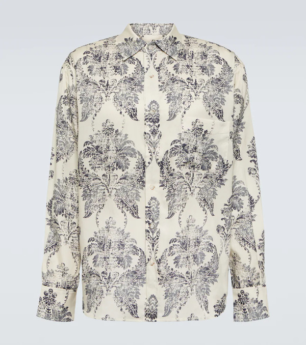  Commas Commas Camicia In Cotone E Seta 