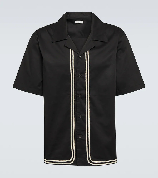  Commas Commas Camicia In Cotone Intrecciata 