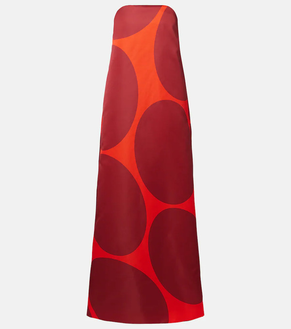  Dries Van Noten Dries Van Noten Abito Lungo A Pois 