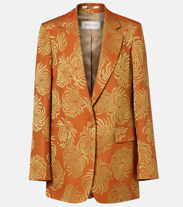  Dries Van Noten Dries Van Noten Blazer In Jacquard 
