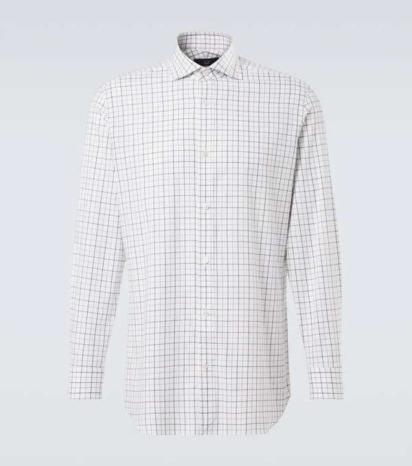  Dunhill Dunhill Camicia In Cotone A Quadri 