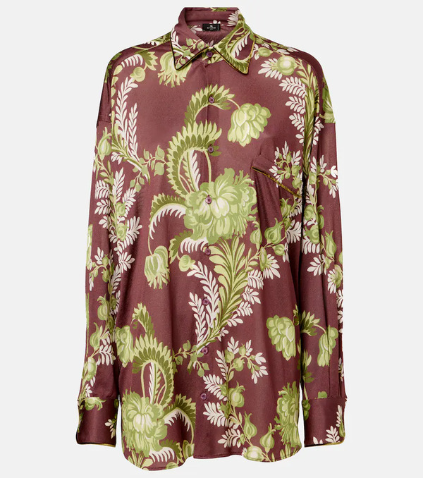  Etro Etro Camicia Oversize Con Stampa 