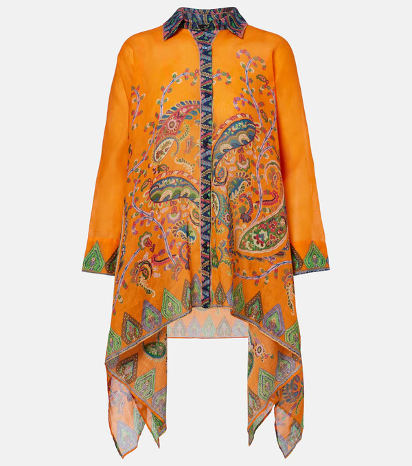  Etro Etro Camicia Oversize Con Stampa 
