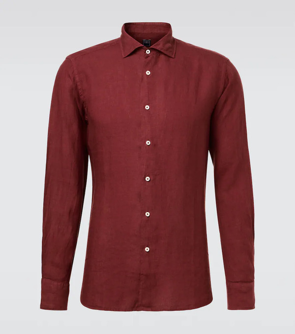  Fedeli Fedeli Camicia Nick In Lino 