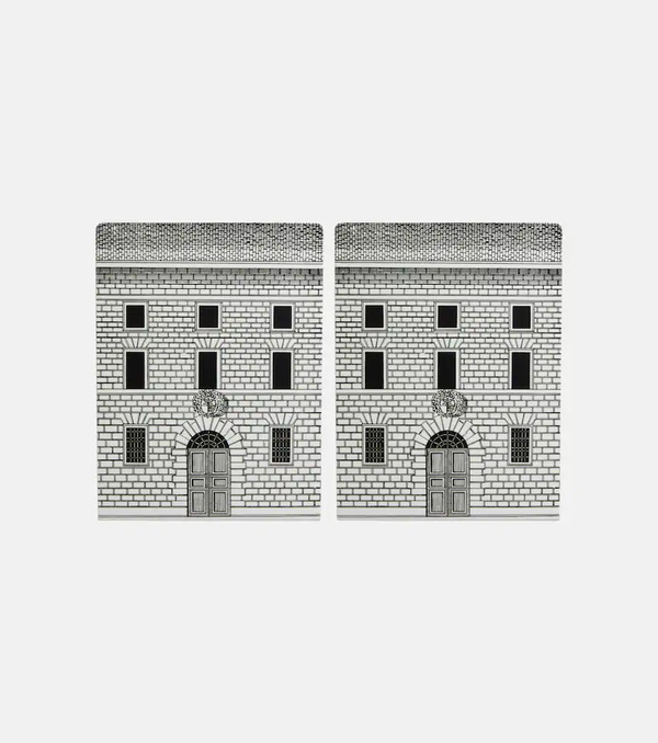  Fornasetti Fornasetti Set Di 2 Fermalibri Architettura 