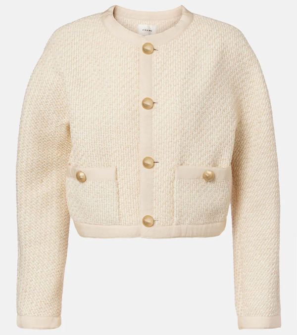  Frame Frame Giacca Cropped Trim 