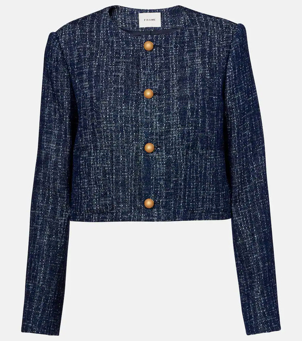  Frame Frame Giacca In Tweed Di Cotone 