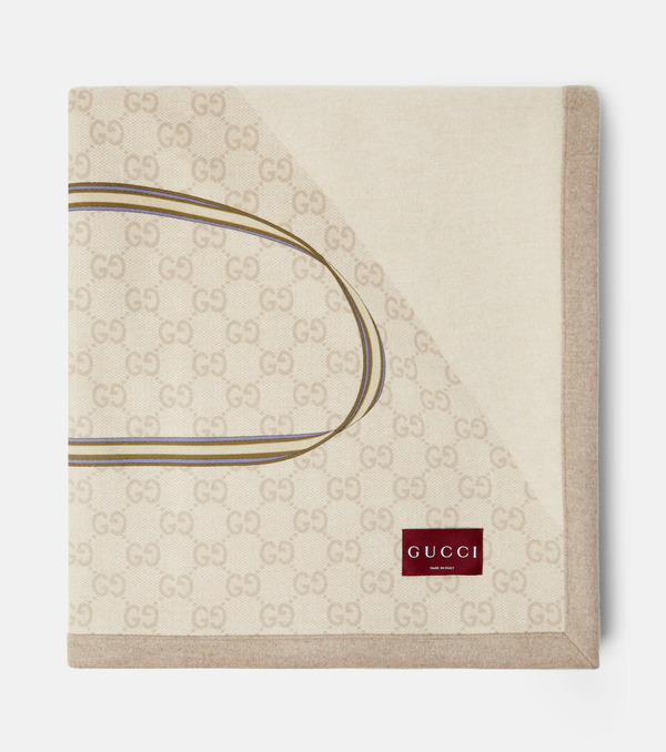 Gucci Gucci Coperta In Lana Gg 