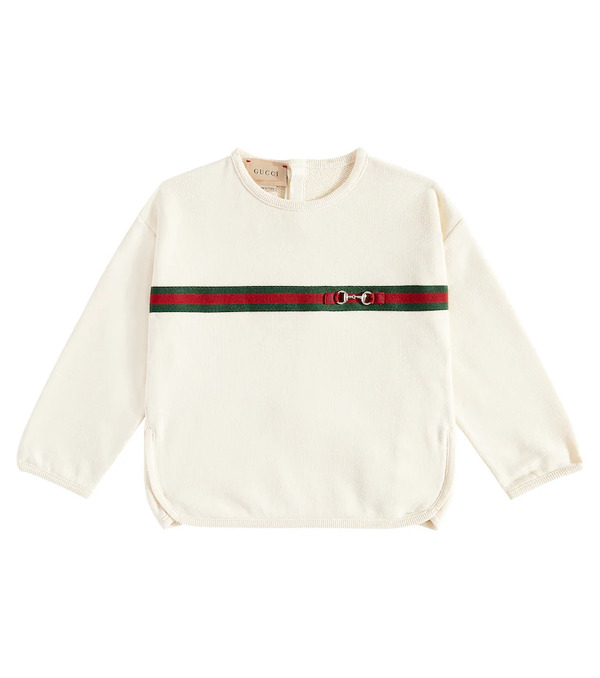 Gucci Kids Gucci Kids Baby - Felpa In Jersey Di Cotone 