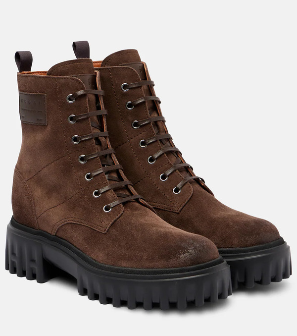  Hogan Hogan Anfibi H700 In Suede 