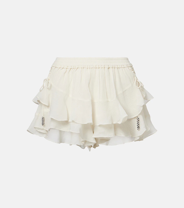  Isabel Marant Isabel Marant Minigonna Geisa In Seta A Balze 