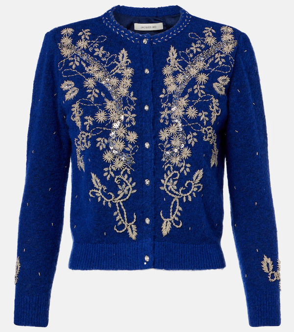  Jacques Wei Jacques Wei Cardigan Con Perline 