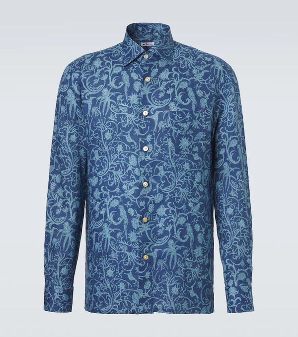  Kiton Kiton Camicia In Lino 