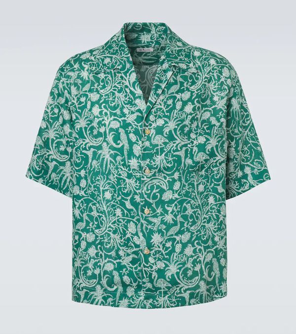  Kiton Kiton Camicia In Lino 