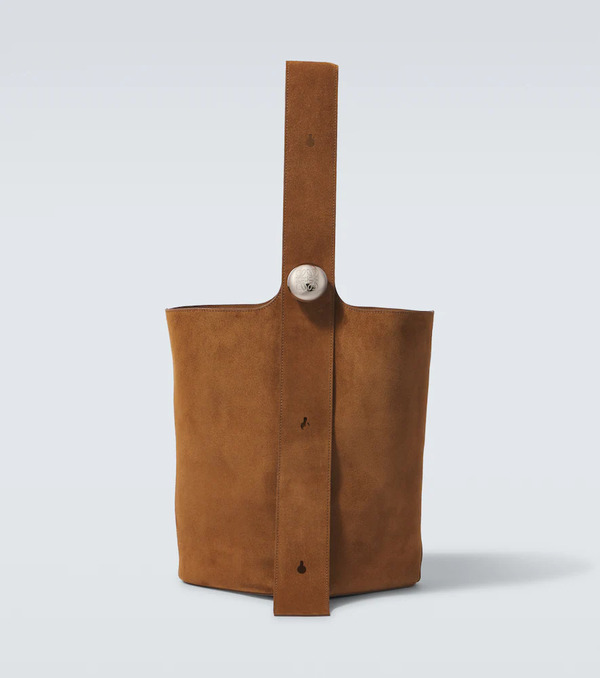  Loewe Loewe Borsa Pebble Large In Suede 