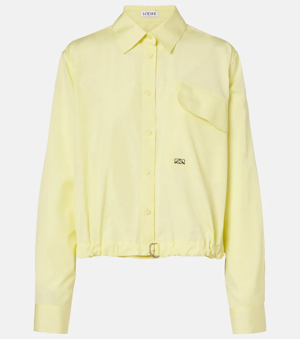  Loewe Loewe Camicia Double L In Cotone 