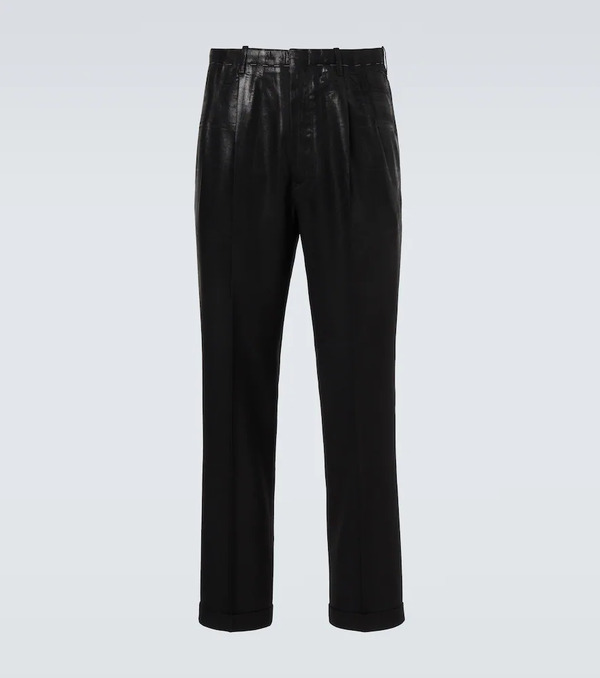  Maison Margiela Maison Margiela Pantaloni Regular In Lana Vergine 